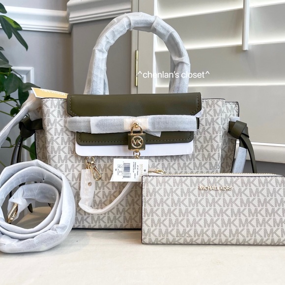 🔥Stunning! Michael Kors Hamilton Belt Small Logo Set - Picture 14 of 14